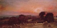 Constable, John - A Hayfield at East Bergholt